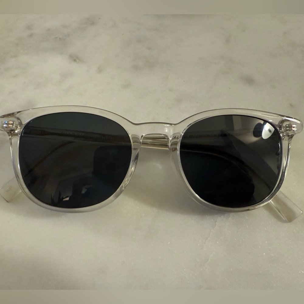 Warby Parker Durand Polarized Crystal Sunglasses